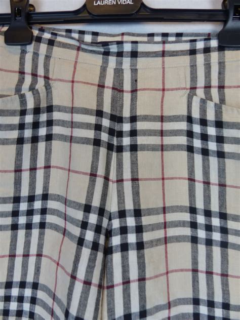 pantalon carreaux burberry